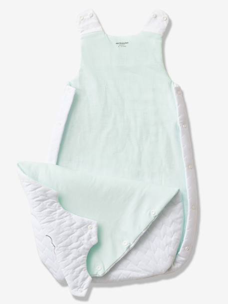 Bio-Kollektion: Baby Winterschlafsack WOLKE für Frühchen & Neugeborene weiß 2