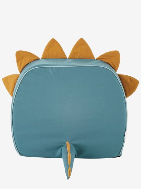 Kinderzimmer Sessel in Dino-Form, Triceratops, personalisierbar - blau/karamell - 9