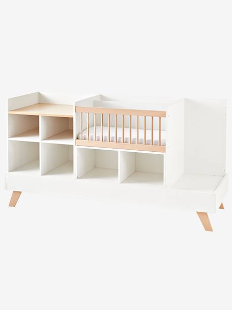 Kinderzimmer 4-in-1-Kombibett COMBINID, mitwachsend weiß/grau+weiß/natur 13