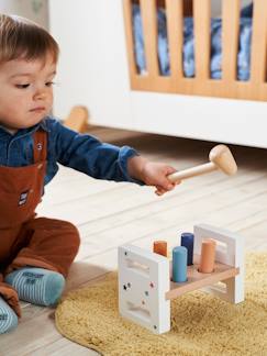 Spielzeug-Baby-Tasten & Greifen-Hammerbank aus Holz FSC®