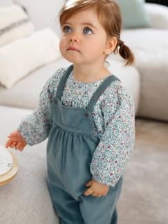 Babymode-Mädchen Baby-Set: Bluse und Latzhose