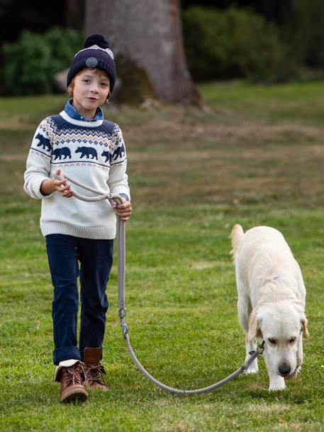 Jungen Cordhose, Slim-Fit - camelfarben+nachtblau - 6