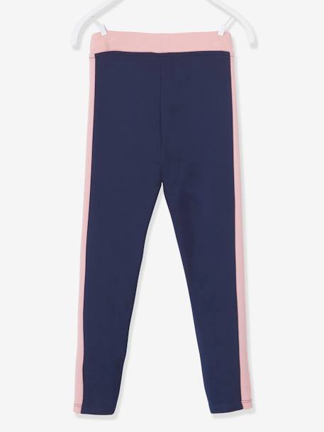 Mädchen Sport-Leggings grau meliert+grün+koralle+marine+marine+pudrig rosa 11