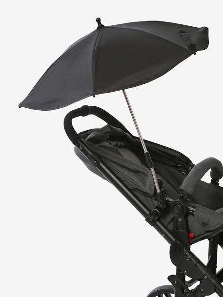 Universal-Sonnenschirm für Kinderwagen - grau+schwarz - 7