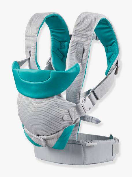 Babytrage Flip Ergo Convertible Air INFANTINO - hellgrau/türkis - 4