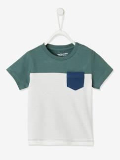 Babymode-Shirts & Rollkragenpullover-Shirts-Jungen Baby T-Shirt, Colorblock