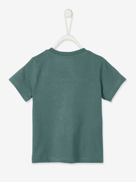 Jungen Baby T-Shirt, Colorblock gelb+grün/weiß 6