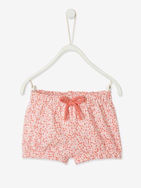 Jersey-Shorts für Mädchen Baby Oeko-Tex salbeigrün+senfgelb bedruckt+weiß/rot bedruckt 7