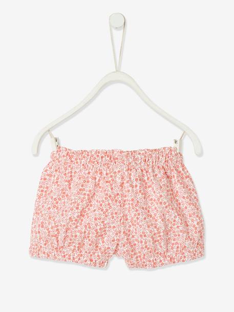 Jersey-Shorts für Mädchen Baby Oeko-Tex - salbeigrün+senfgelb bedruckt+weiß/rot bedruckt - 8