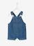 Kurze Baby Latzjeans blue stone 3