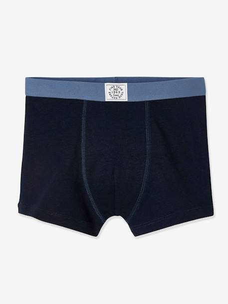 5er-Pack Jungen Boxershorts BASIC Oeko-Tex pack blau/weiß/grau 6