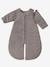 2-in-1 Baby Schlafsack und Overall aus Mikrofaser Oeko-Tex marine+taupe 6