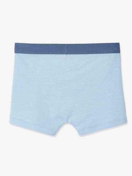 5er-Pack Jungen Boxershorts BASIC Oeko-Tex pack blau/weiß/grau 7