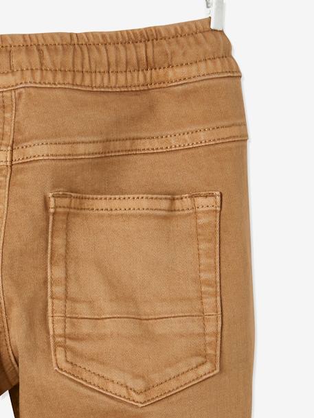 Jungen Hose, Dehnbund mit Kordelzug Oeko Tex beige+nachtblau 7