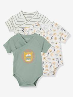 Babymode-Bodys-3er-Pack Neugeborenen-Bodys, Kurzarm Oeko Tex