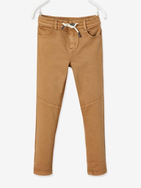 Jungen Hose, Schlupfbund Oeko Tex - beige+nachtblau - 2