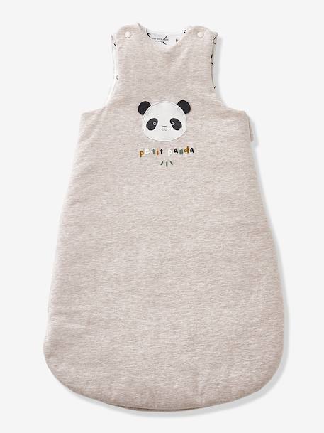 Ärmelloser Baby Schlafsack KLEINER PANDA Oeko Tex - hellbeige - 1