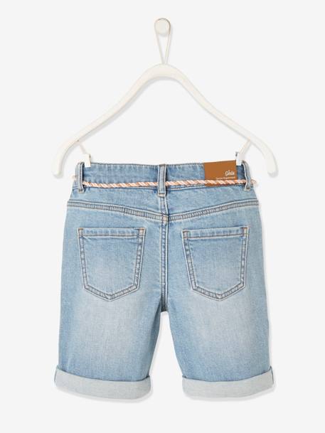 Mädchen Jeans-Shorts, bestickt, Bundweite verstellbar double stone 3