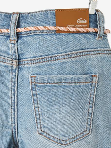 Mädchen Jeans-Shorts, bestickt, Bundweite verstellbar double stone 6