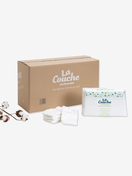 Windel-Box LA COUCHE vertbaudet: 216 Windeln Gr. 1 (2-5 kg) weiß 4