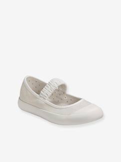 Kinderschuhe-Mädchen Stoff-Ballerinas, Gummizug