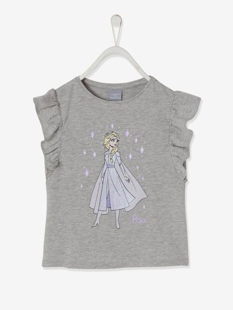 Kinder T-Shirt Disney DIE EISKÖNIGIN dunkelgrau meliert 1