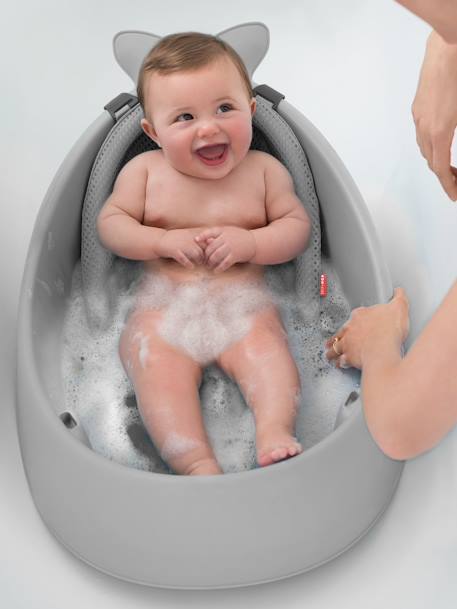 3-in-1 Baby Badewanne MOBY SKIP HOP blau+grau 18