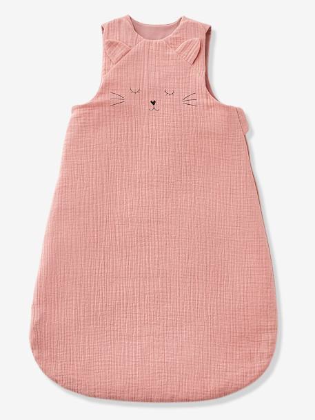 Bio-Kollektion: Baby Sommerschlafsack KÄTZCHEN rosa 1