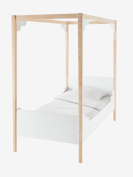 Kinderzimmer Himmelbett ROMANCE weiß 3