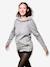 Eltern Trage-Sweatjacke LOVE RADIUS by JPMBB grau meliert+schwarz 3