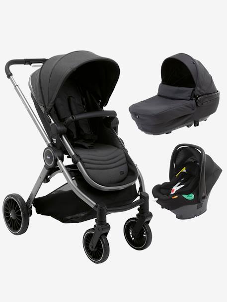 Kombi-Kinderwagen TRIO BEST FRIEND+ COMFORT I-SIZE CHICCO schwarz pirate black 1