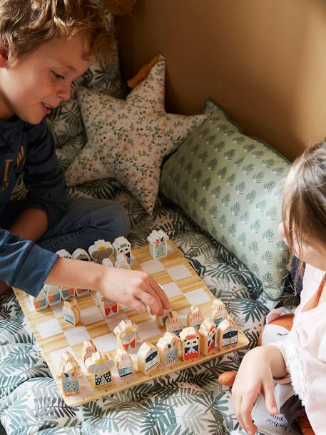 Kinderzimmer 3er-Set Kissen, Stern/Viereck/Quadrat - farblich sortiert - 7