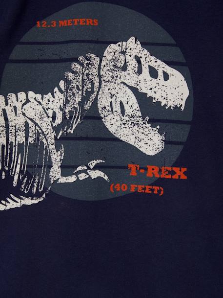 Jungen T-Shirt, Dinosaurier Oeko-Tex dunkelblau+mintgrün 3