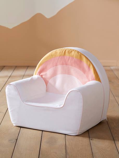 Kinderzimmer Sessel REGENBOGEN, personalisierbar - wollweiß - 6