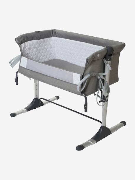 2-in-1 Baby Beistellbett / Babywiege NEST'BED grau 1