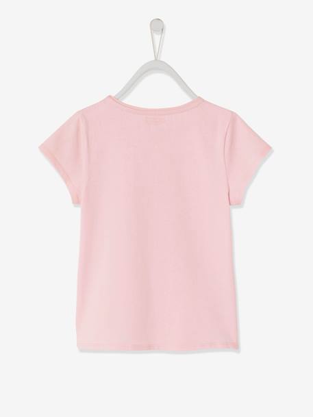 vertbaudet x Studio Jonesie: Mädchen T-Shirt FAMILY TEAM, Bio-Baumwolle rosa 4