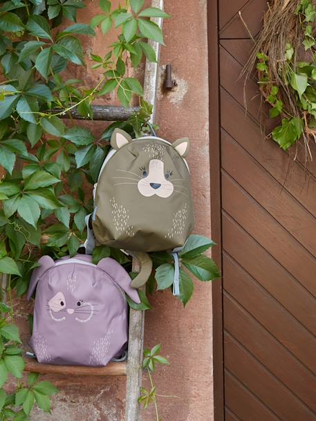 Kindergarten-Rucksack ABOUT FRIENDS LÄSSIG blau+dunkelblau+rosa chinchilla+rot fuchs+violett/hase 26