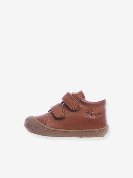 Jungen Baby Lauflernschuhe COCOON mit Klett NATURINO karamell+marine 3