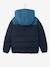 Jungen Steppjacke mit Kapuze, Recycling-Polyester - hellbraun+marine - 11