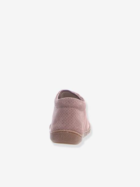 Mädchen Baby Lauflernschuhe COCOON NATURINO - rosa getupft glanzeffekt - 4