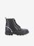 Mädchen Boots GROOKE KICKERS schwarz/silber 2