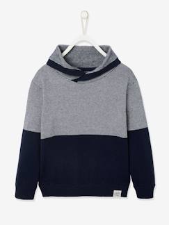 Jungenkleidung-Jungen Pullover mit Kragen Oeko-Tex