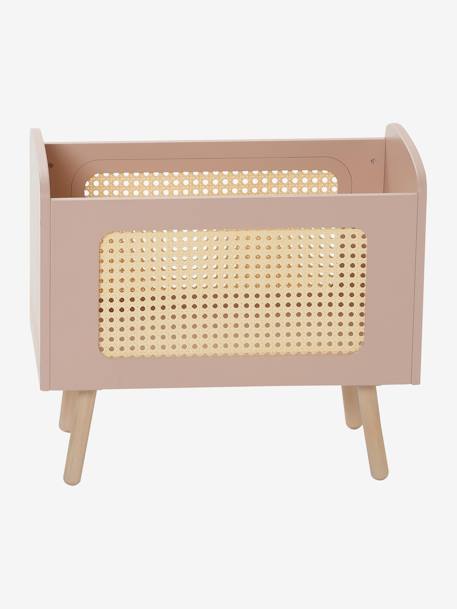 Puppenbett PETITE POESIE, Rattan/Holz FSC® rosa/natur 6