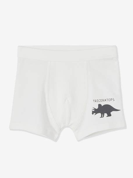 7er-Pack Jungen Boxershorts, Dinosaurier Oeko-Tex pack wollweiß 2