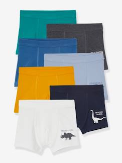 Jungenkleidung-Unterwäsche & Socken-7er-Pack Jungen Boxershorts, Dinosaurier Oeko-Tex