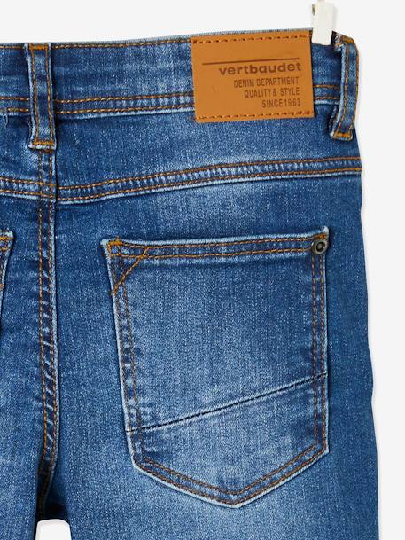 Jungen Slim-Fit-Jeans WATERLESS, Hüftweite COMFORT Oeko-Tex - blue stone+dark blue+double stone+dunkelgrau - 6