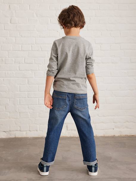 Jungen Loose-Fit-Jeans Oeko-Tex, Bundweite verstellbar blue stone 8