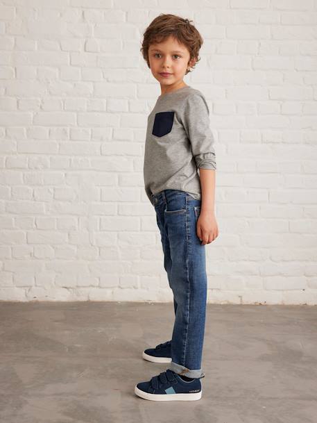 Jungen Loose-Fit-Jeans Oeko-Tex, Bundweite verstellbar blue stone 10