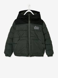 Jungenkleidung-Jungen Steppjacke mit Kapuze, Recycling-Polyester