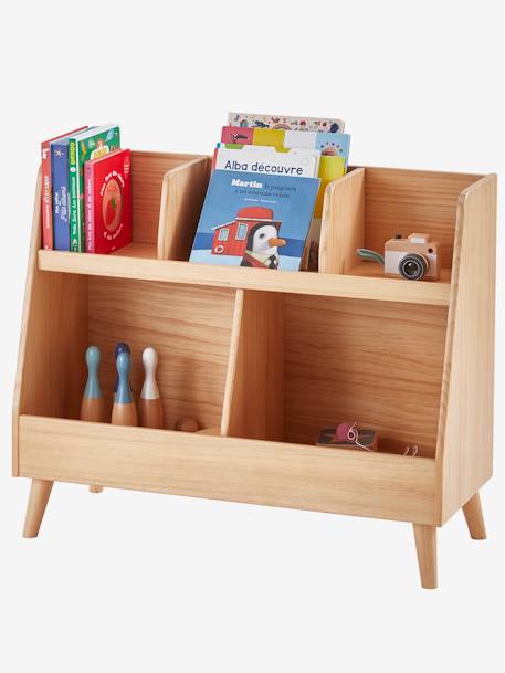 Kinderzimmer Regal KONFETTI NATUR, 5 Fächer braun 1